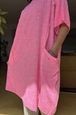 Made in Italy Milo Cotton Slouch Sac Dress Popsicle Pink